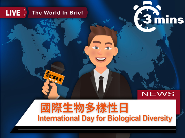 3分鐘時事英語廣播 國際生物多樣性日：5月13日於鳳凰谷鳥類生態園區將舉行盛大活動