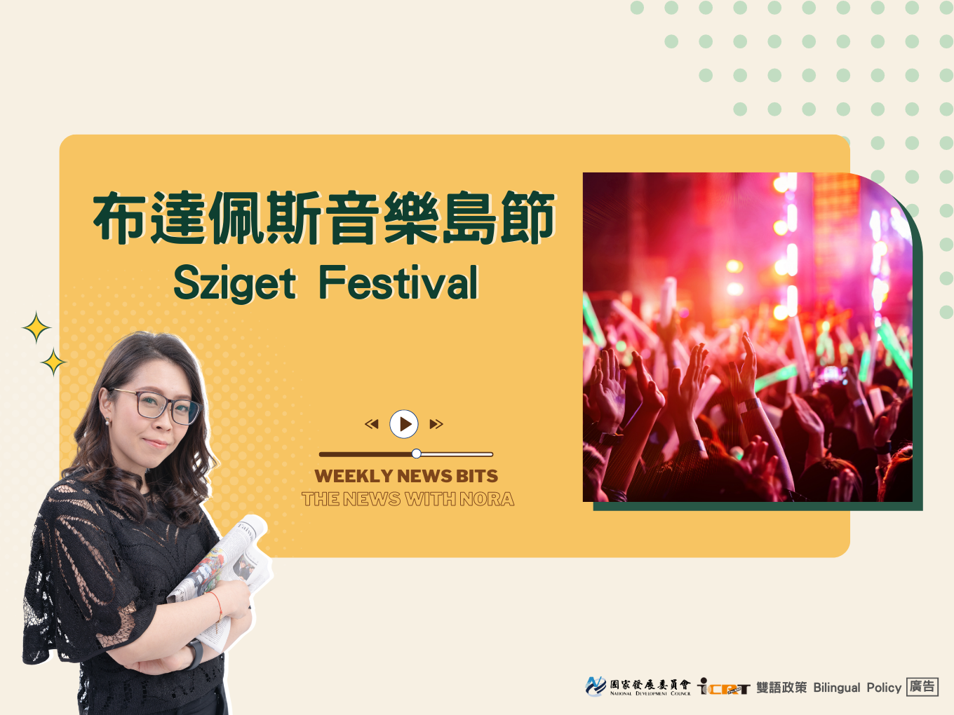 1分鐘時事英語廣播 布達佩斯音樂島節：熱情音樂盛宴與多元藝術饗宴即將登場！